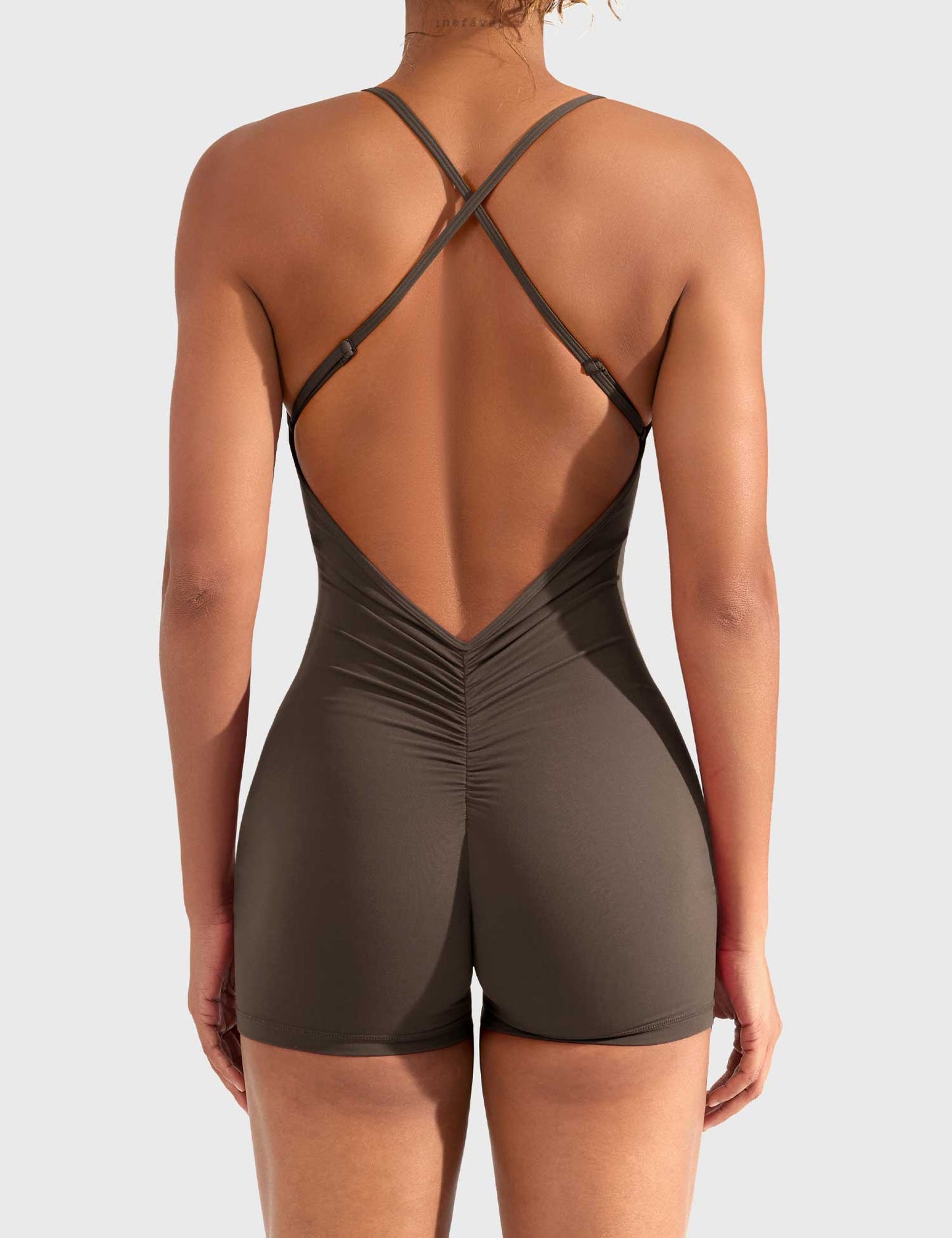 Liza V-Back Romper