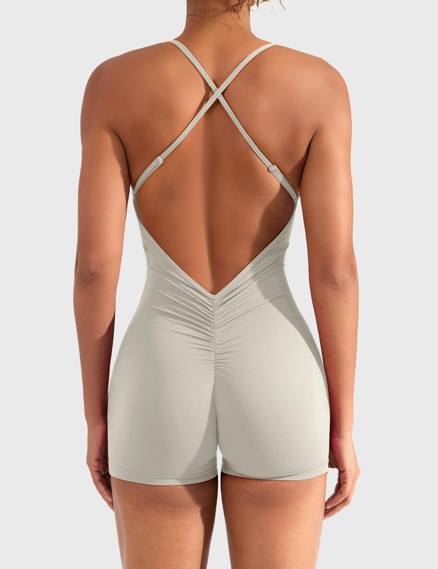Liza V-Back Romper