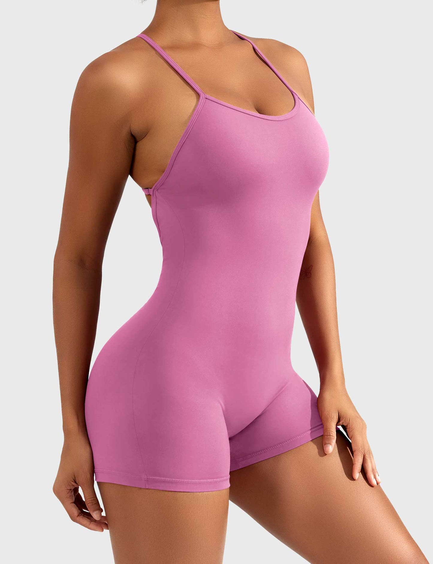 Liza V-Back Romper