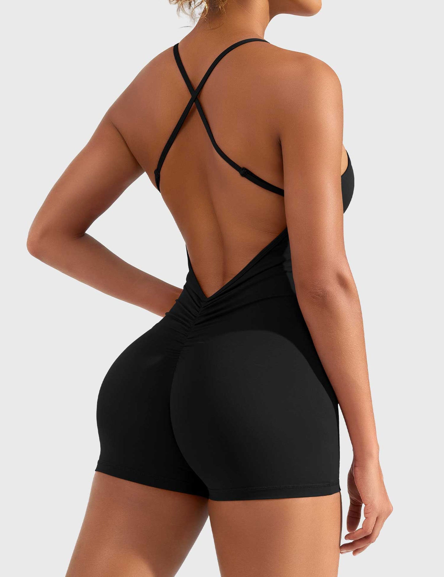 Liza V-Back Romper