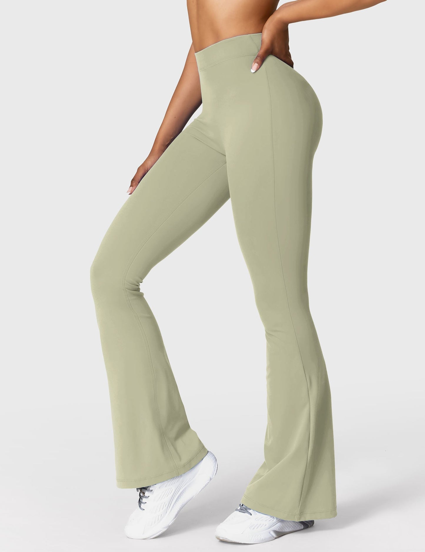 Daze V-back Flare Leggings