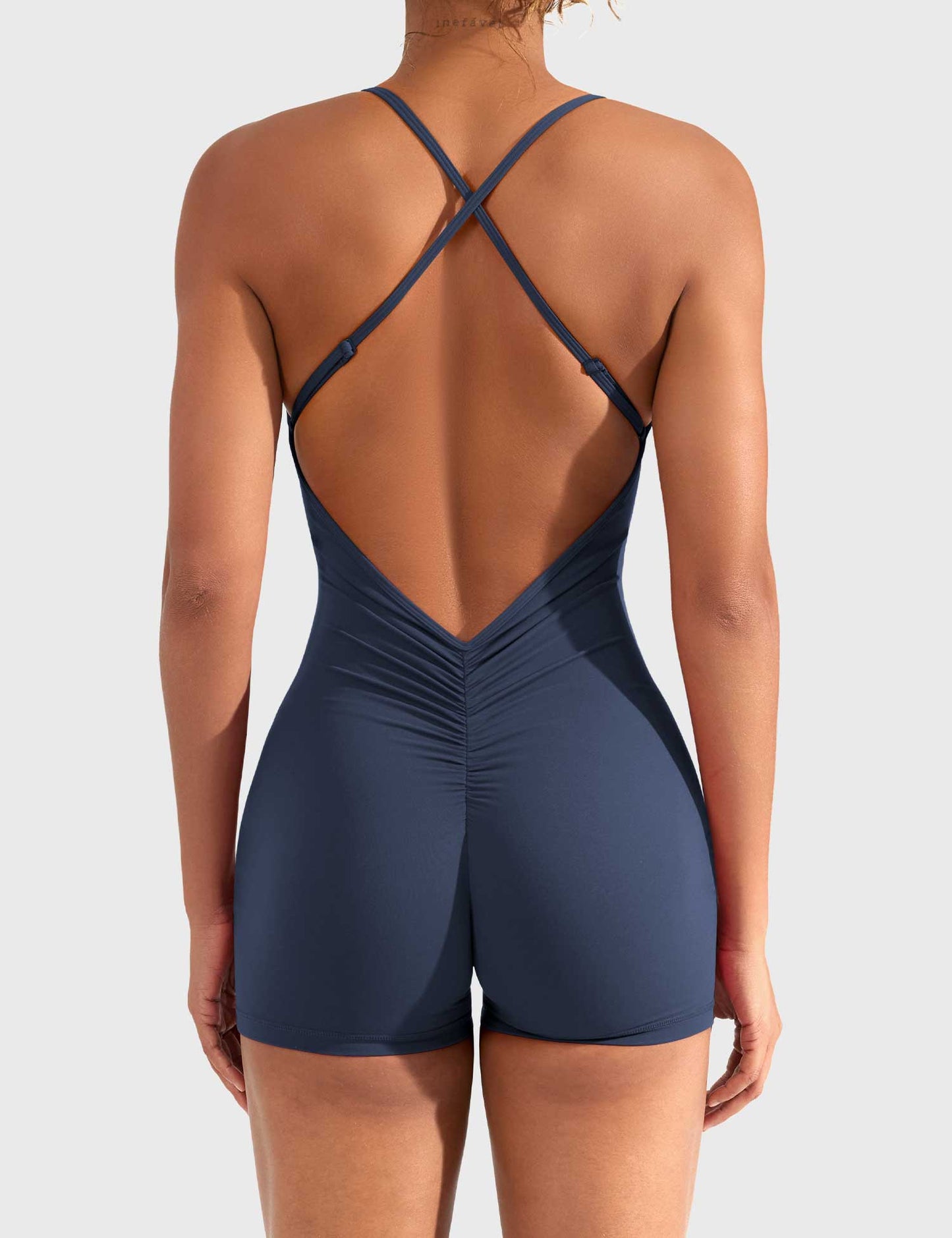 Liza V-Back Romper