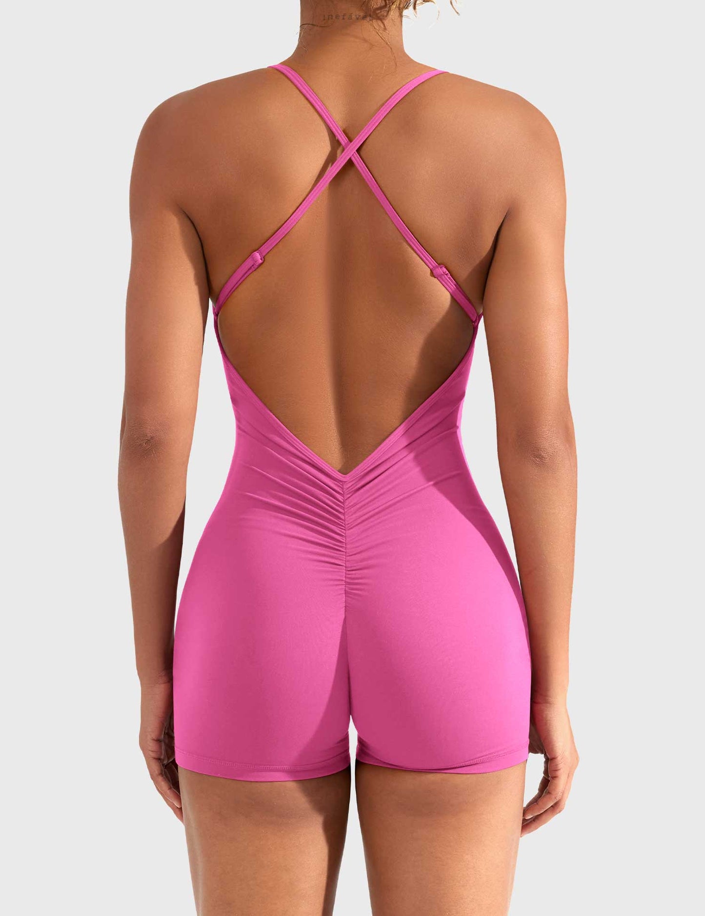 Liza V-Back Romper