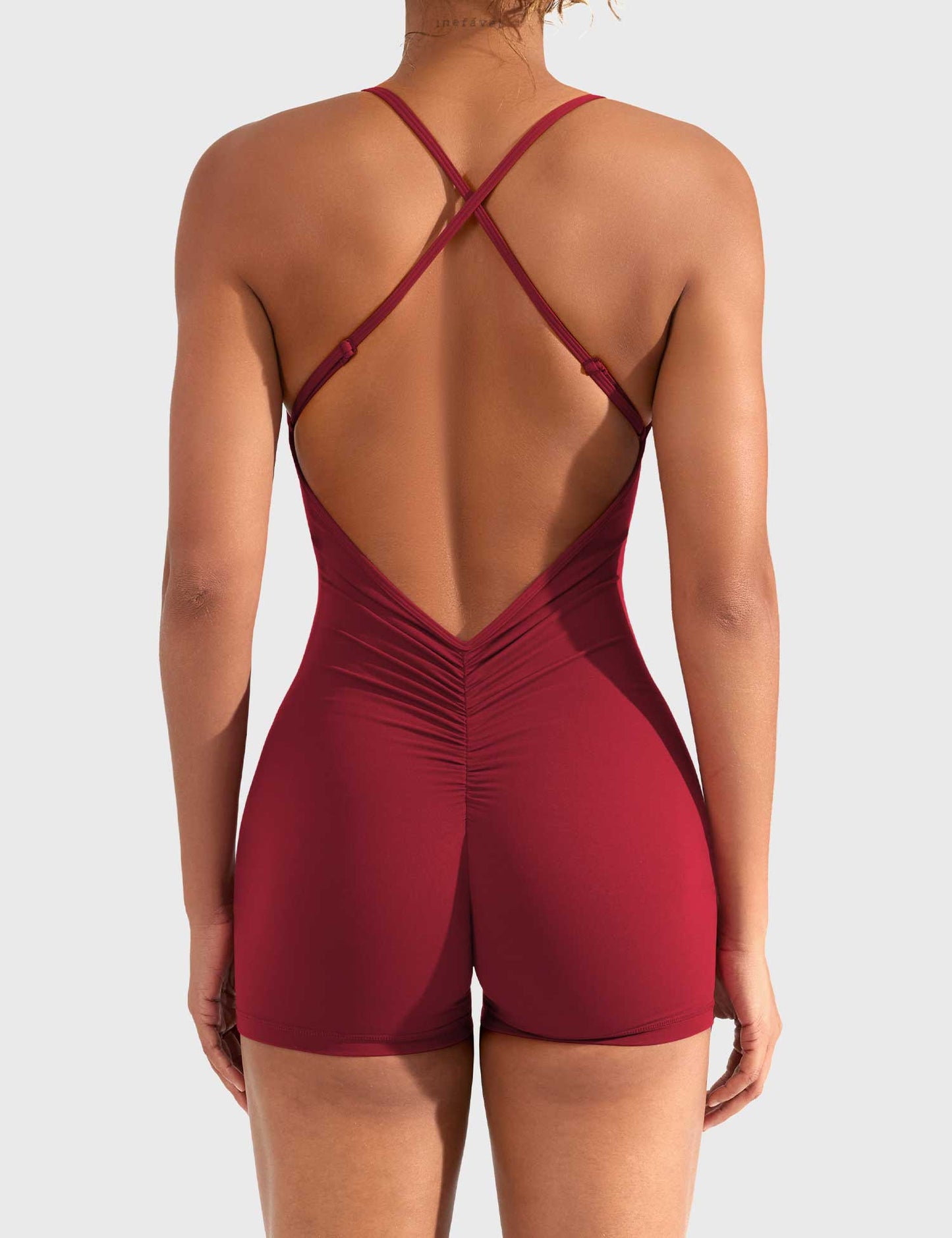 Liza V-Back Romper