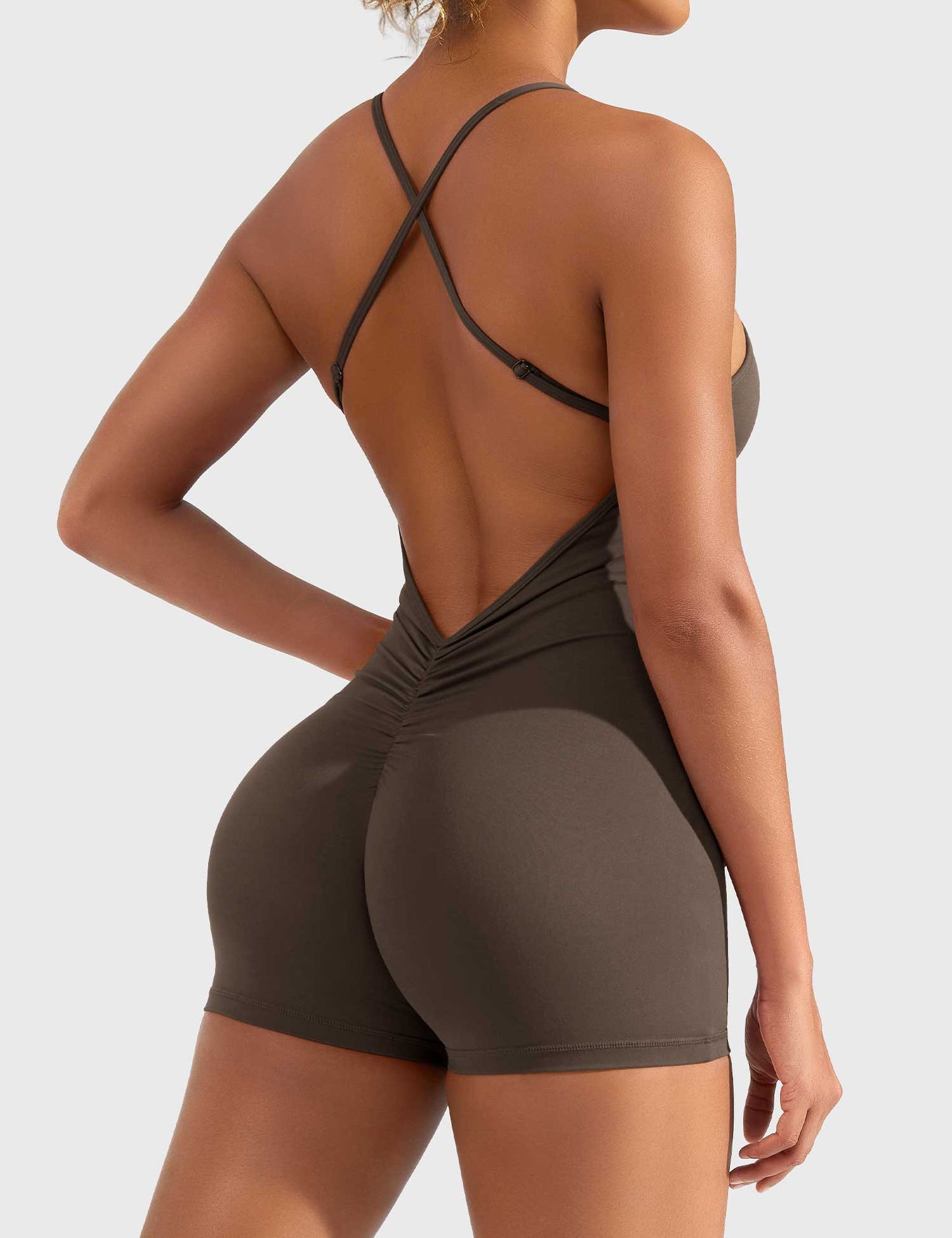 Liza V-Back Romper