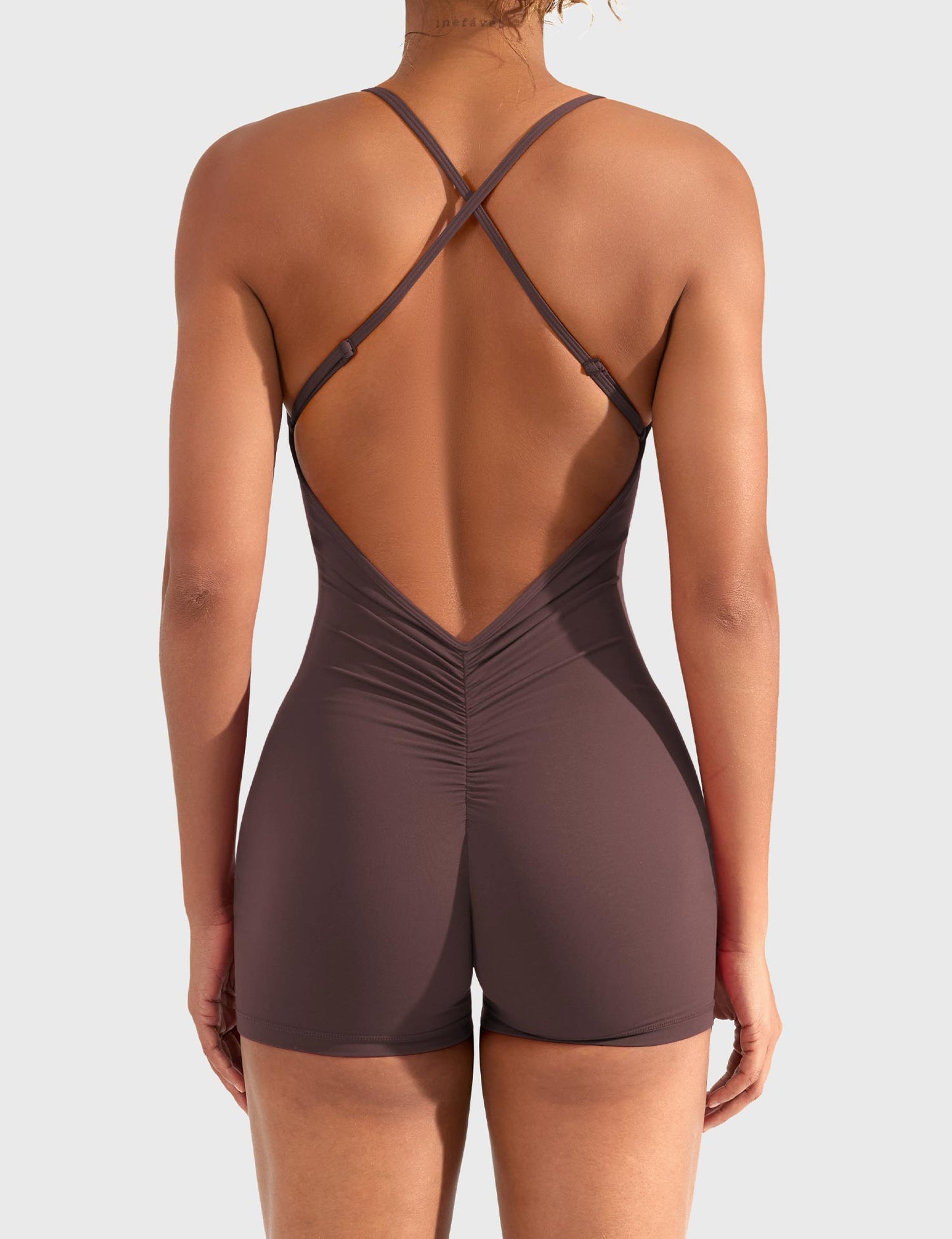 Liza V-Back Romper