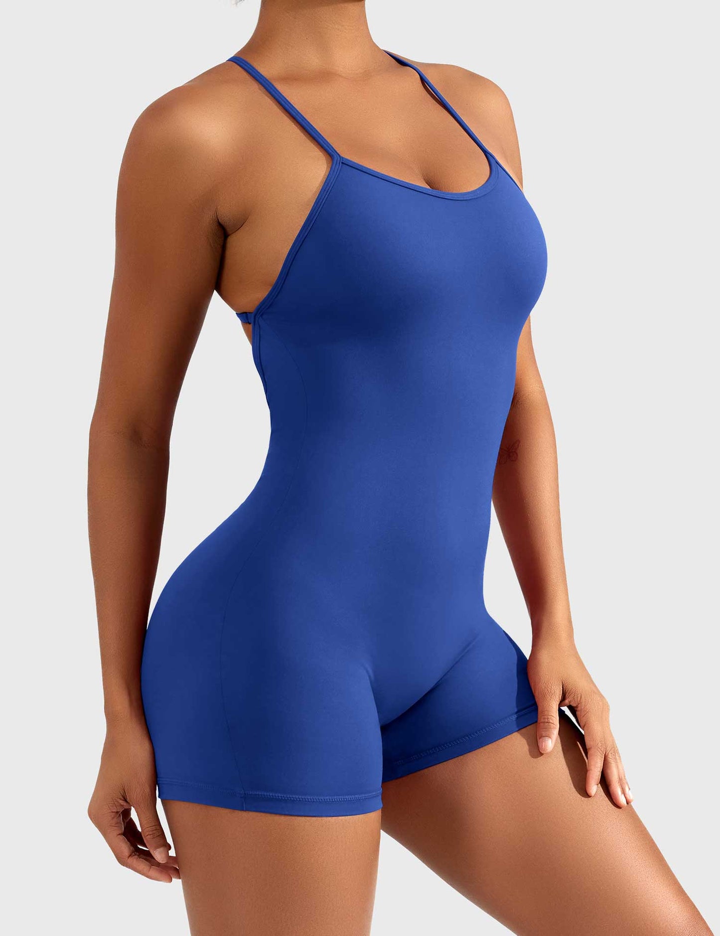 Liza V-Back Romper
