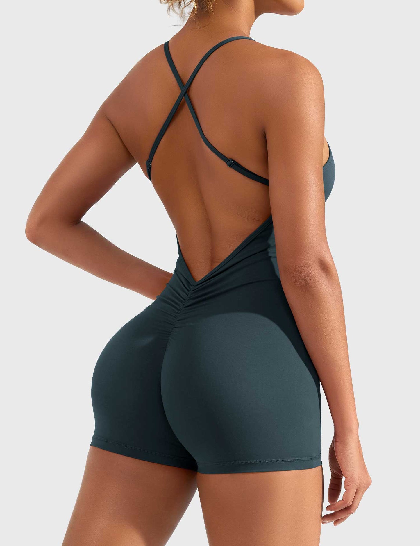 Liza V-Back Romper