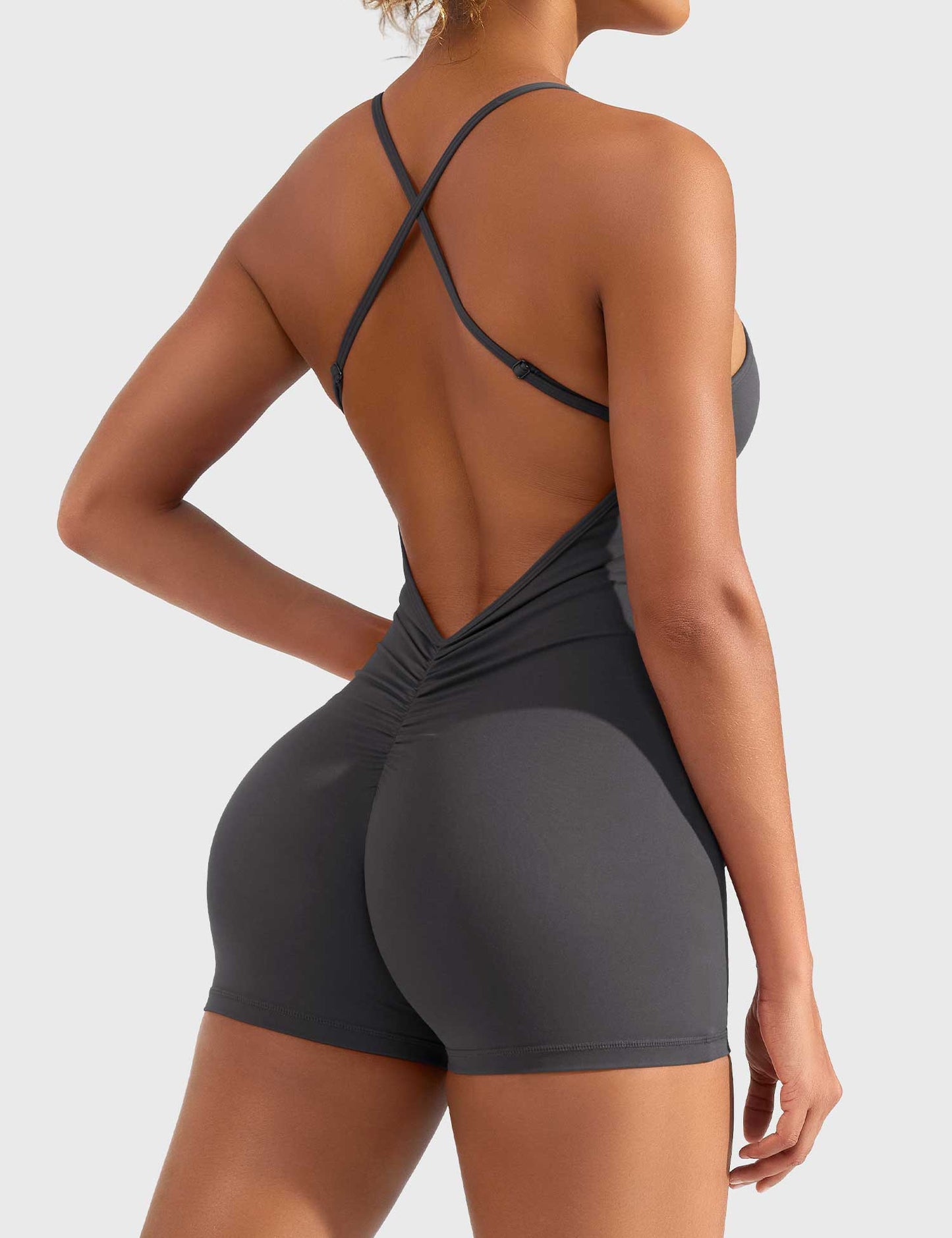 Liza V-Back Romper