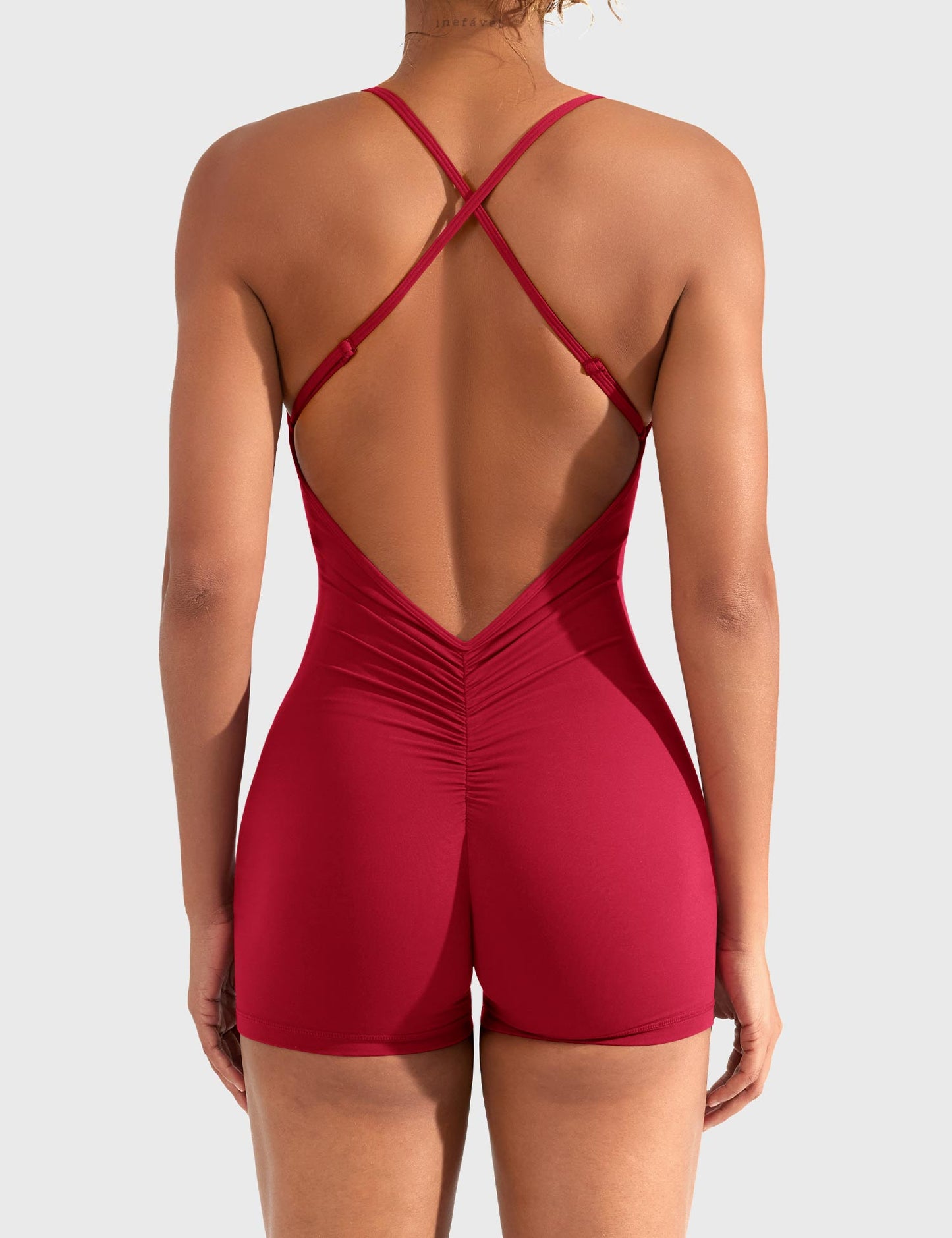 Liza V-Back Romper
