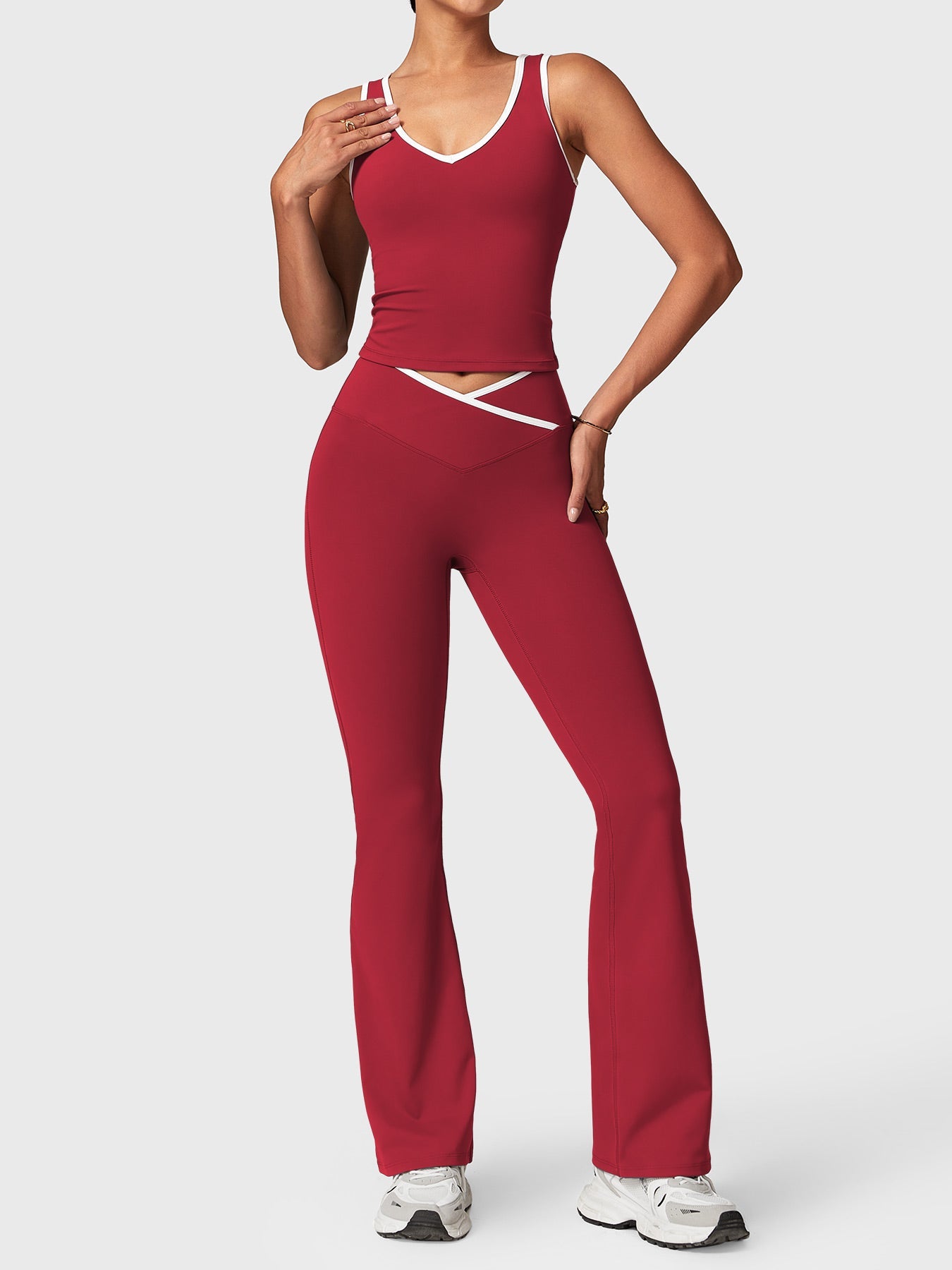 Alberta Contrast Trim Sports Set