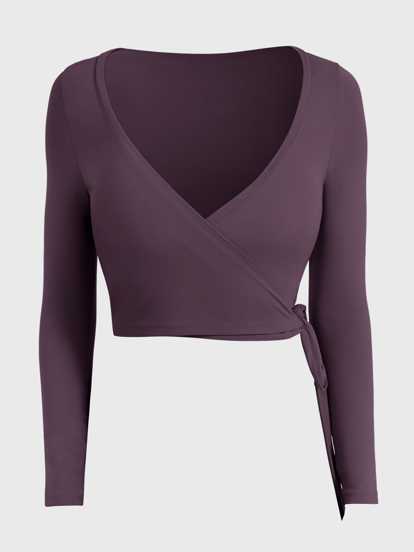 Michelie Long Sleeve Ballet Wrap Top