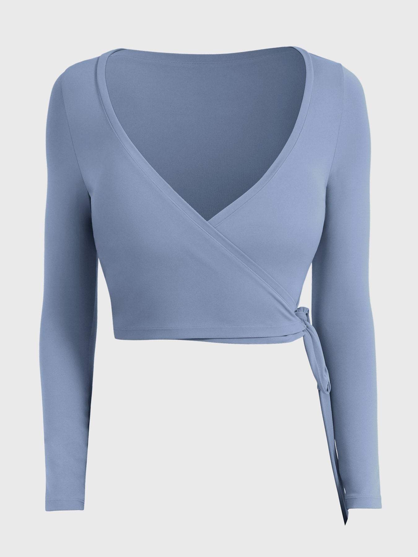 Michelie Long Sleeve Ballet Wrap Top