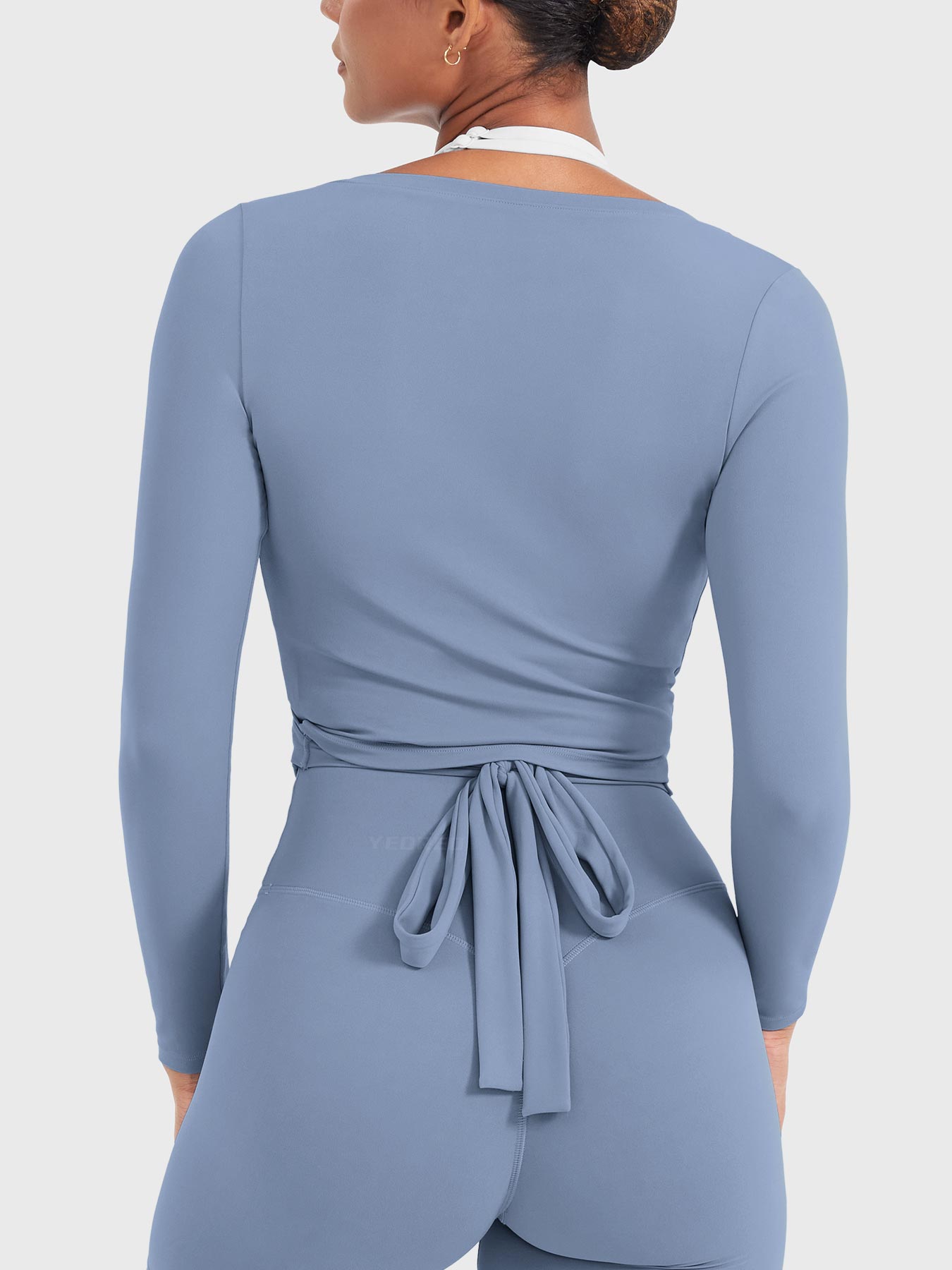 Michelie Long Sleeve Ballet Wrap Top