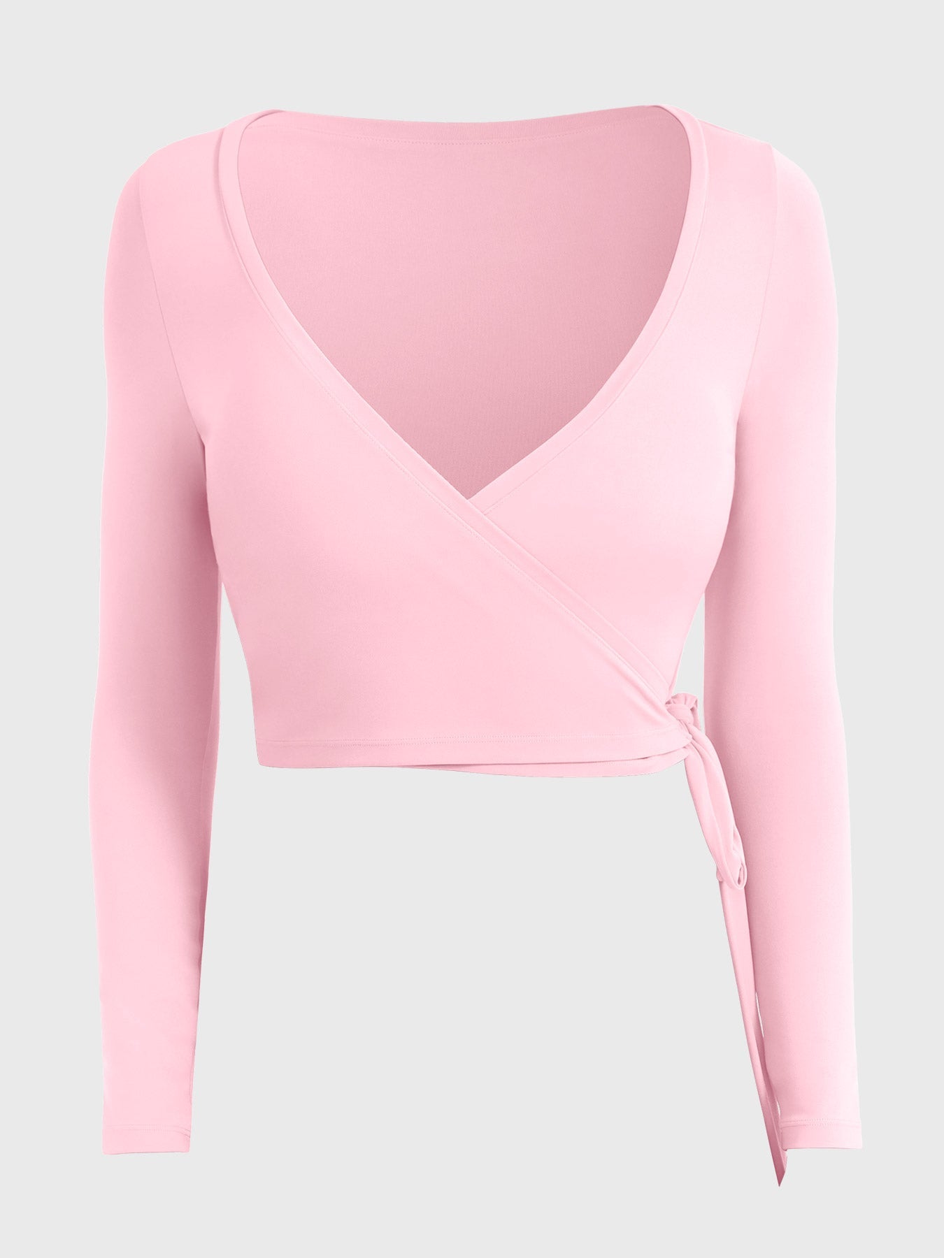 Michelie Long Sleeve Ballet Wrap Top