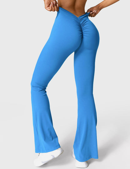 Daze V-back Flare Leggings