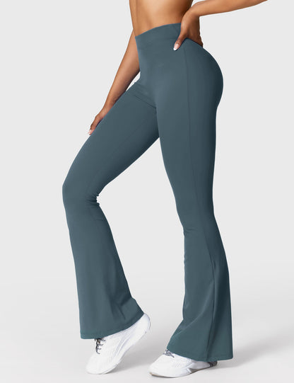 Daze V-back Flare Leggings