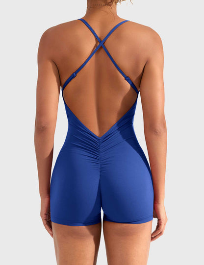 Liza V-Back Romper