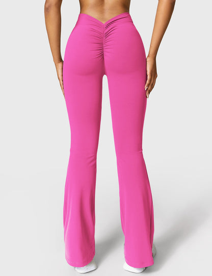 Daze V-back Flare Leggings