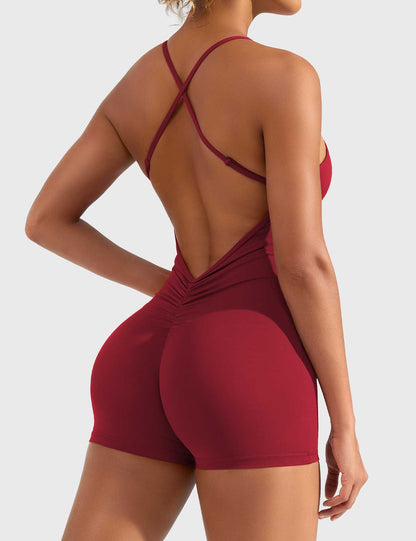Liza V-Back Romper