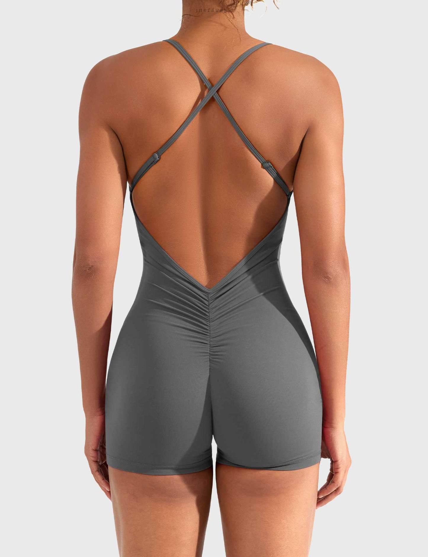 Liza V-Back Romper