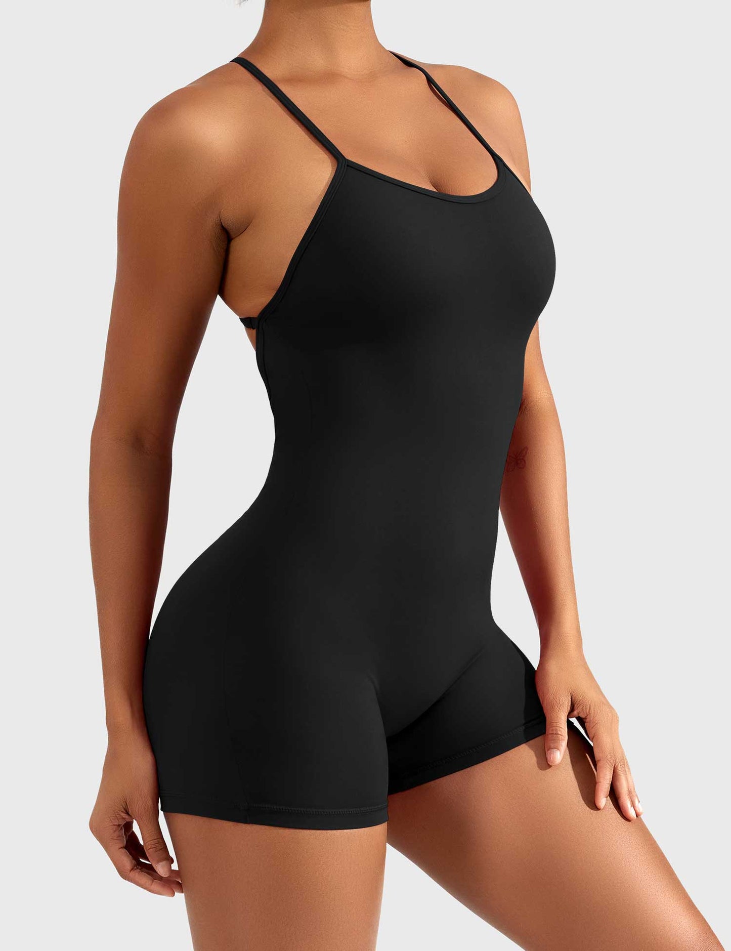 Liza V-Back Romper