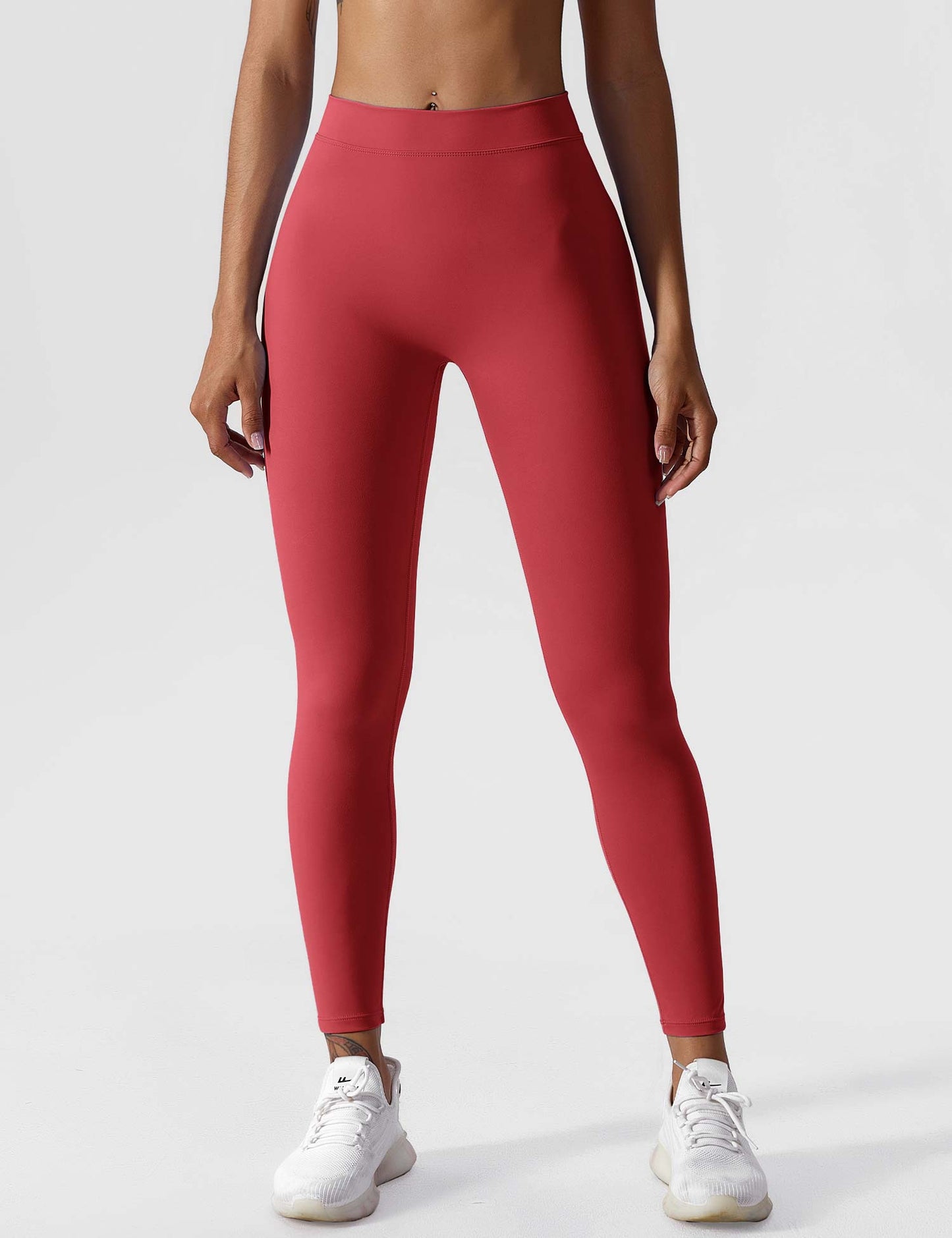 V-back Ruched Leggings