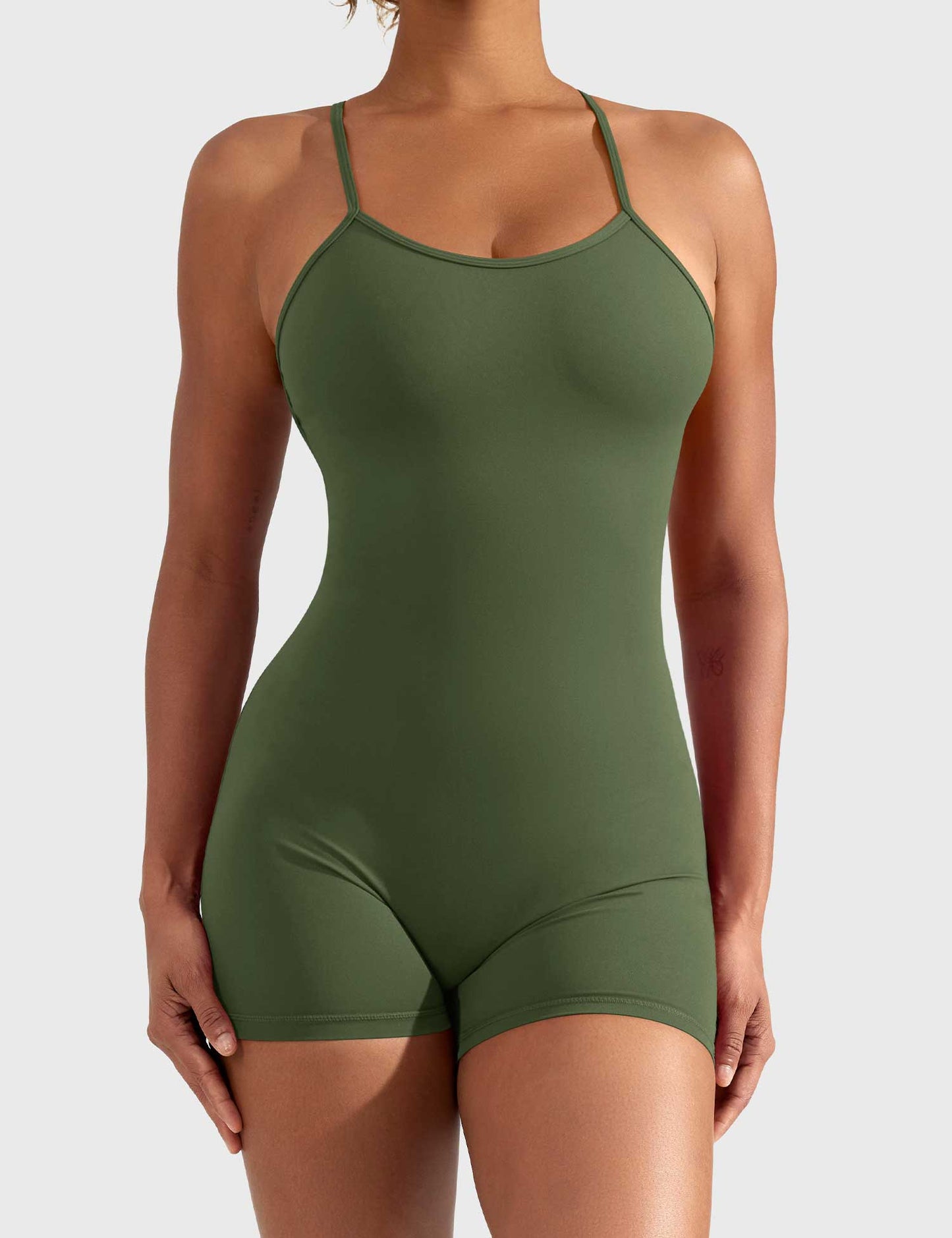 Liza V-Back Romper