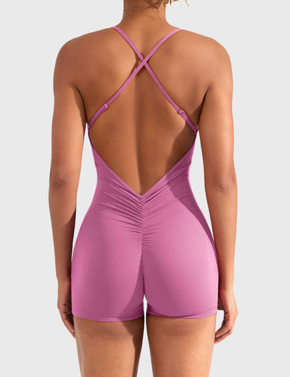 Liza V-Back Romper