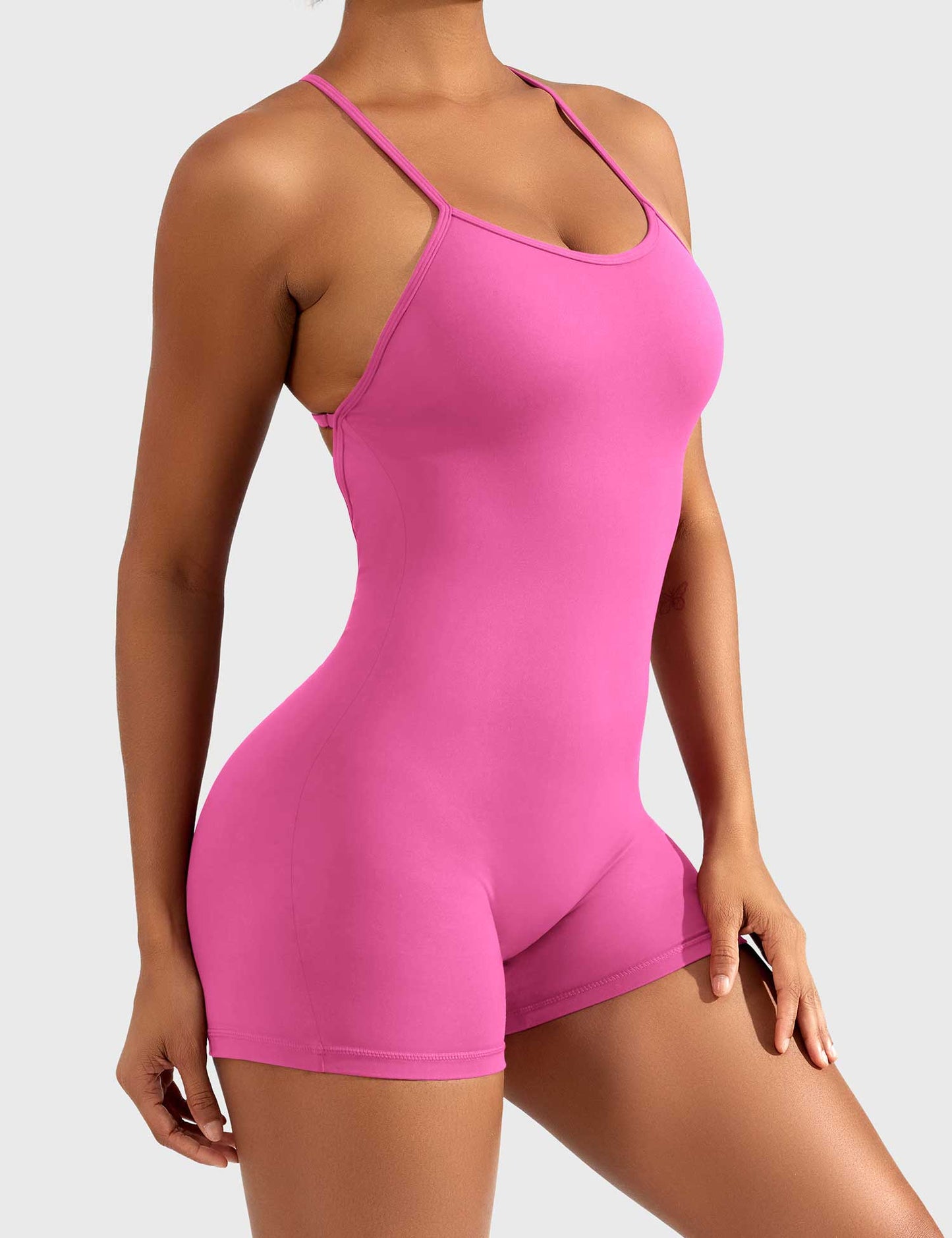 Liza V-Back Romper