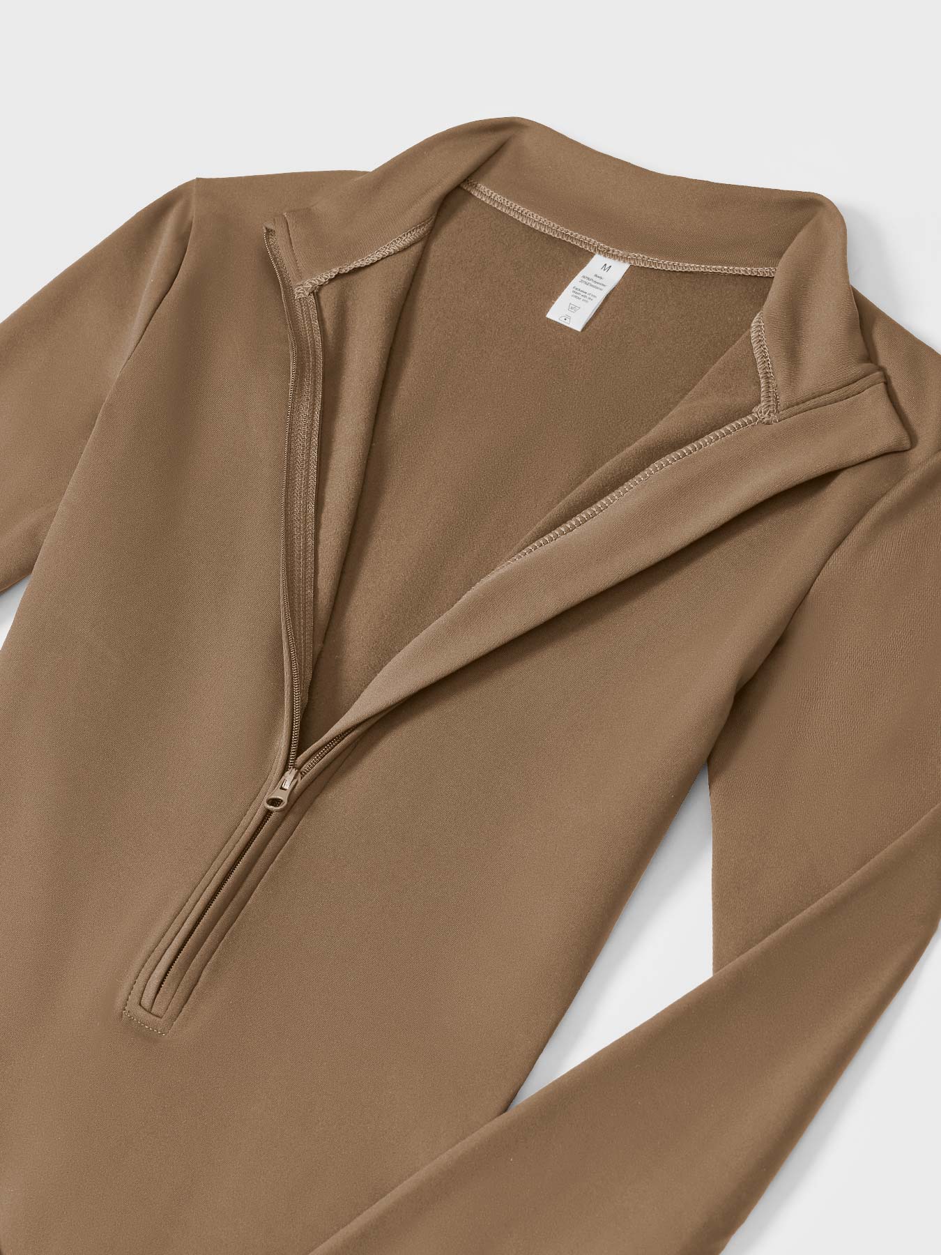 Belle Fleece Long Sleeve Zipper Jumpsuit