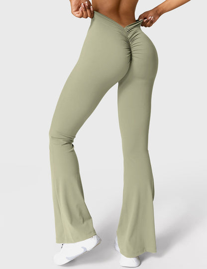 Daze V-back Flare Leggings