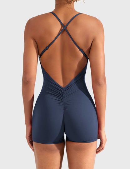 Liza V-Back Romper