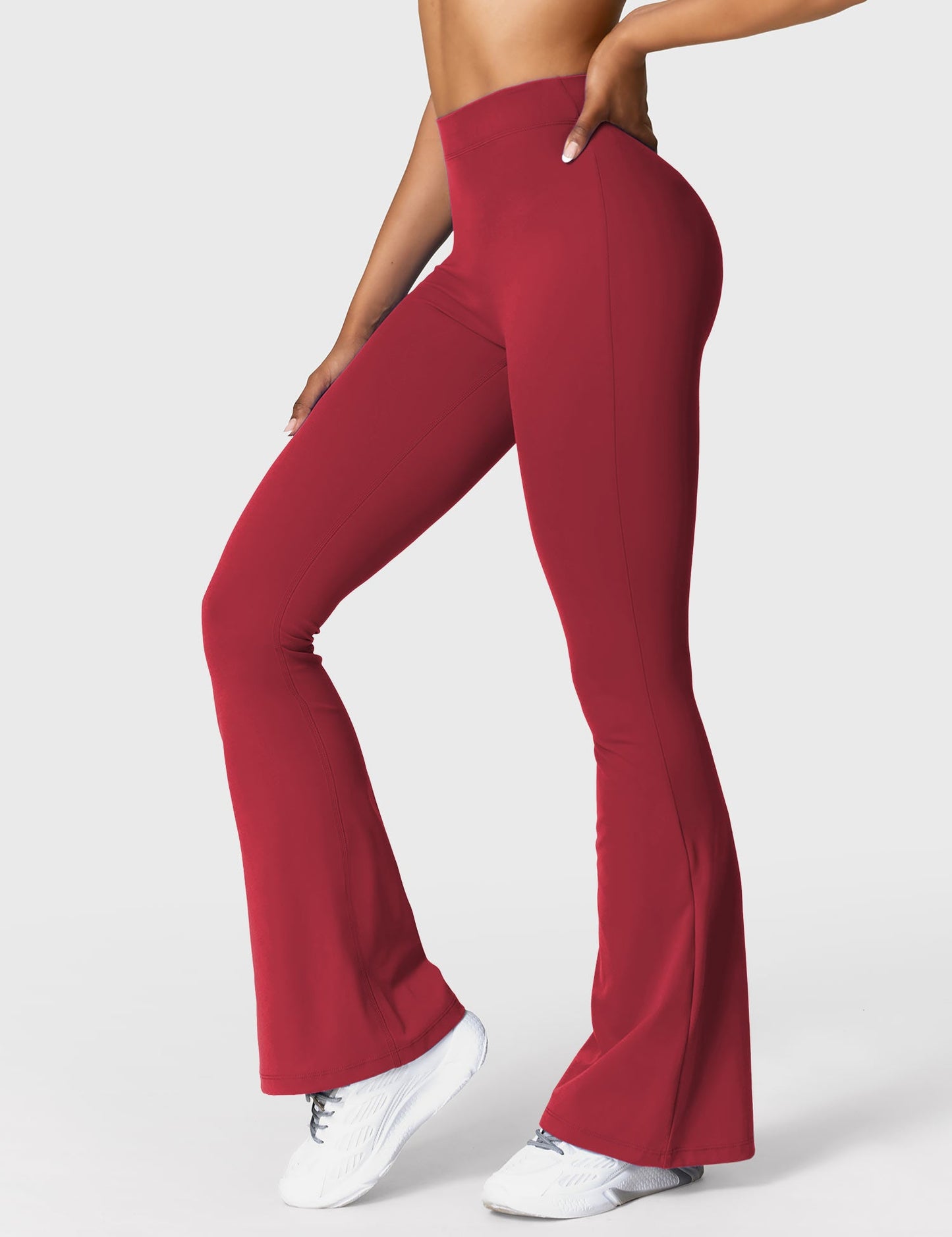 Daze V-back Flare Leggings