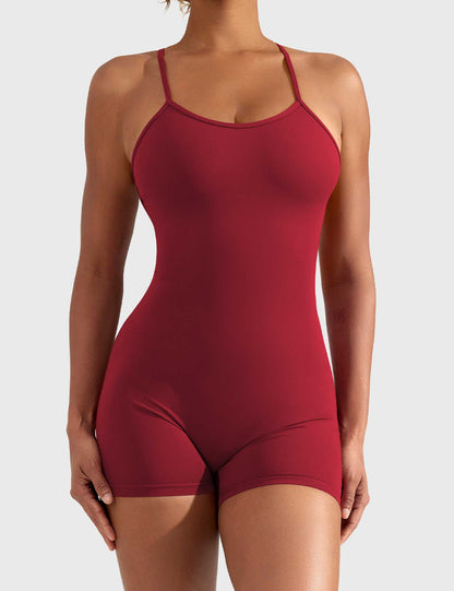 Liza V-Back Romper