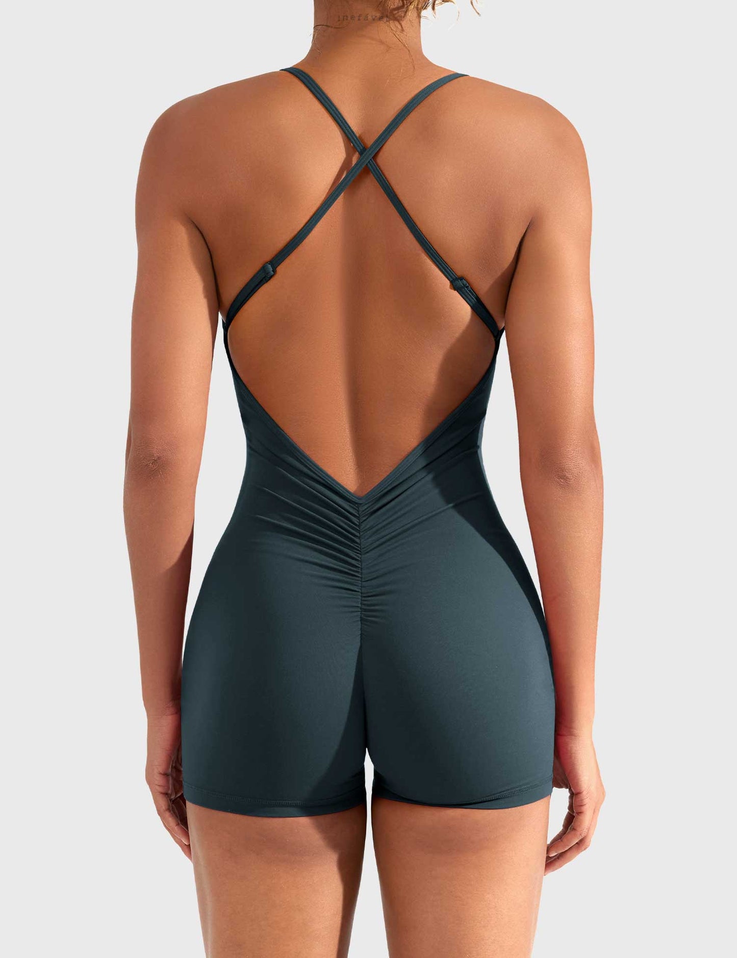 Liza V-Back Romper