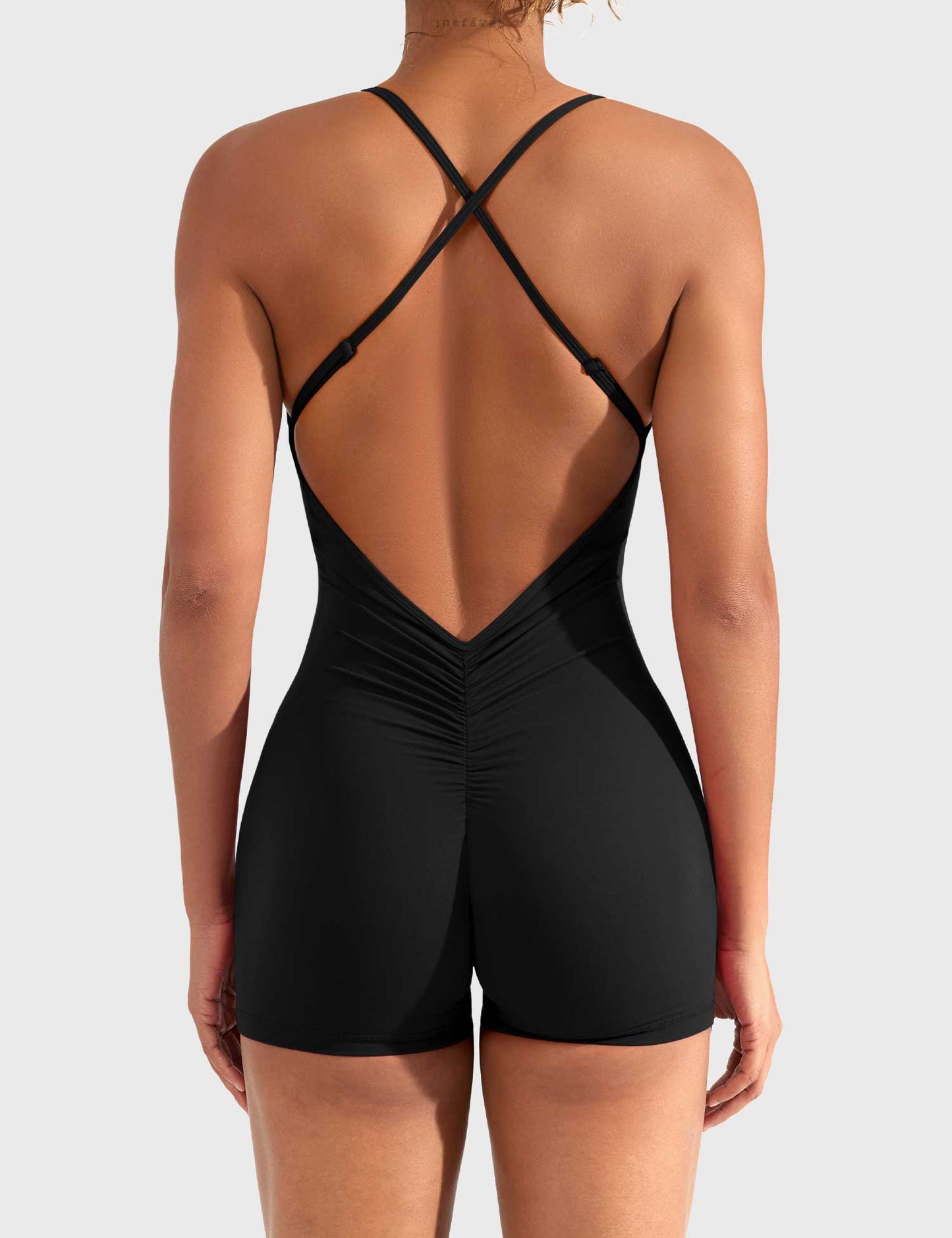 Liza V-Back Romper