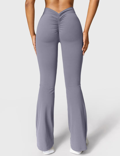 Daze V-back Flare Leggings