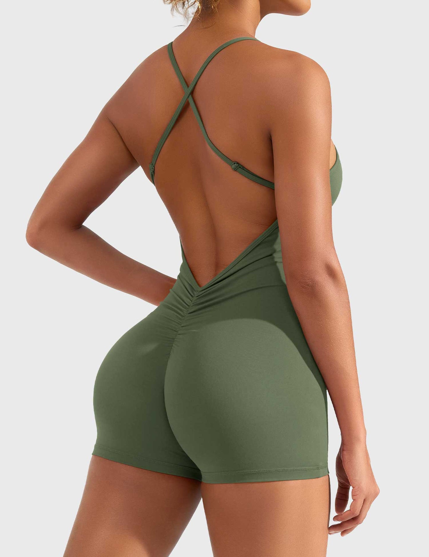 Liza V-Back Romper