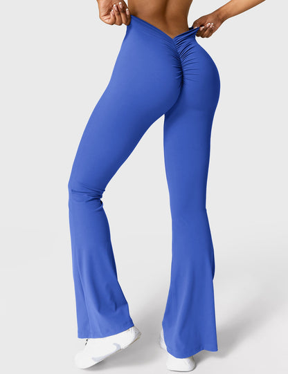 Daze V-back Flare Leggings