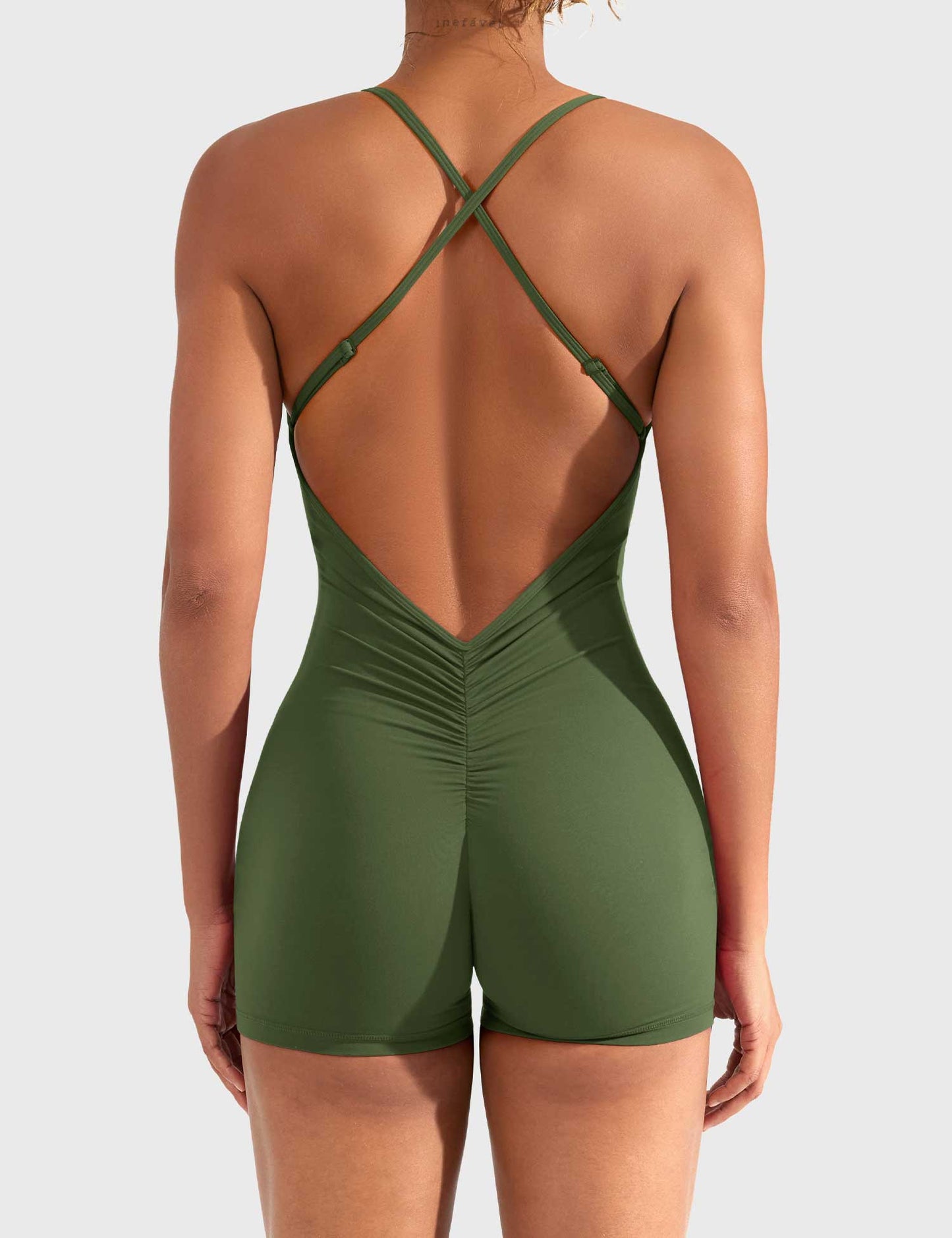 Liza V-Back Romper