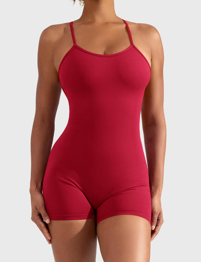 Liza V-Back Romper