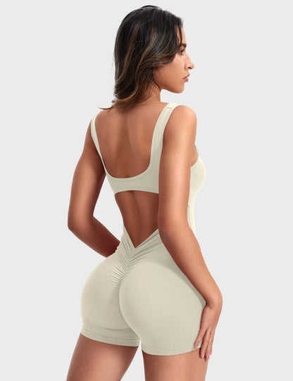 Lizvette V-Back Romper
