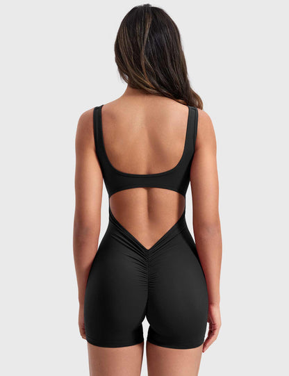 Lizvette V-Back Romper