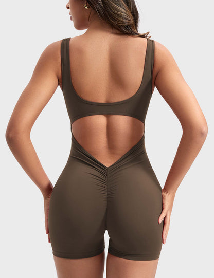 Lizvette V-Back Romper