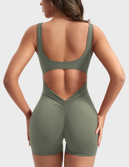 Lizvette V-Back Romper