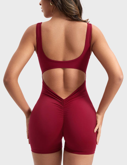 Lizvette V-Back Romper