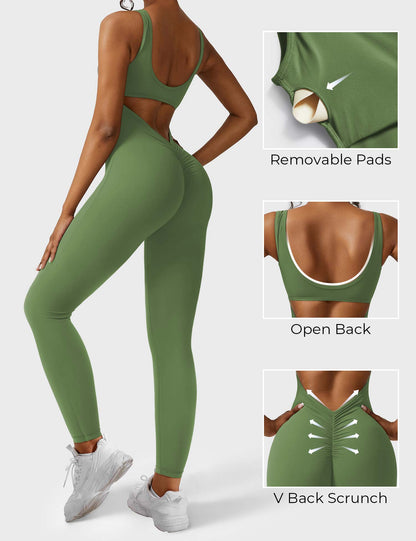 Lizvette V-Back Jumpsuit