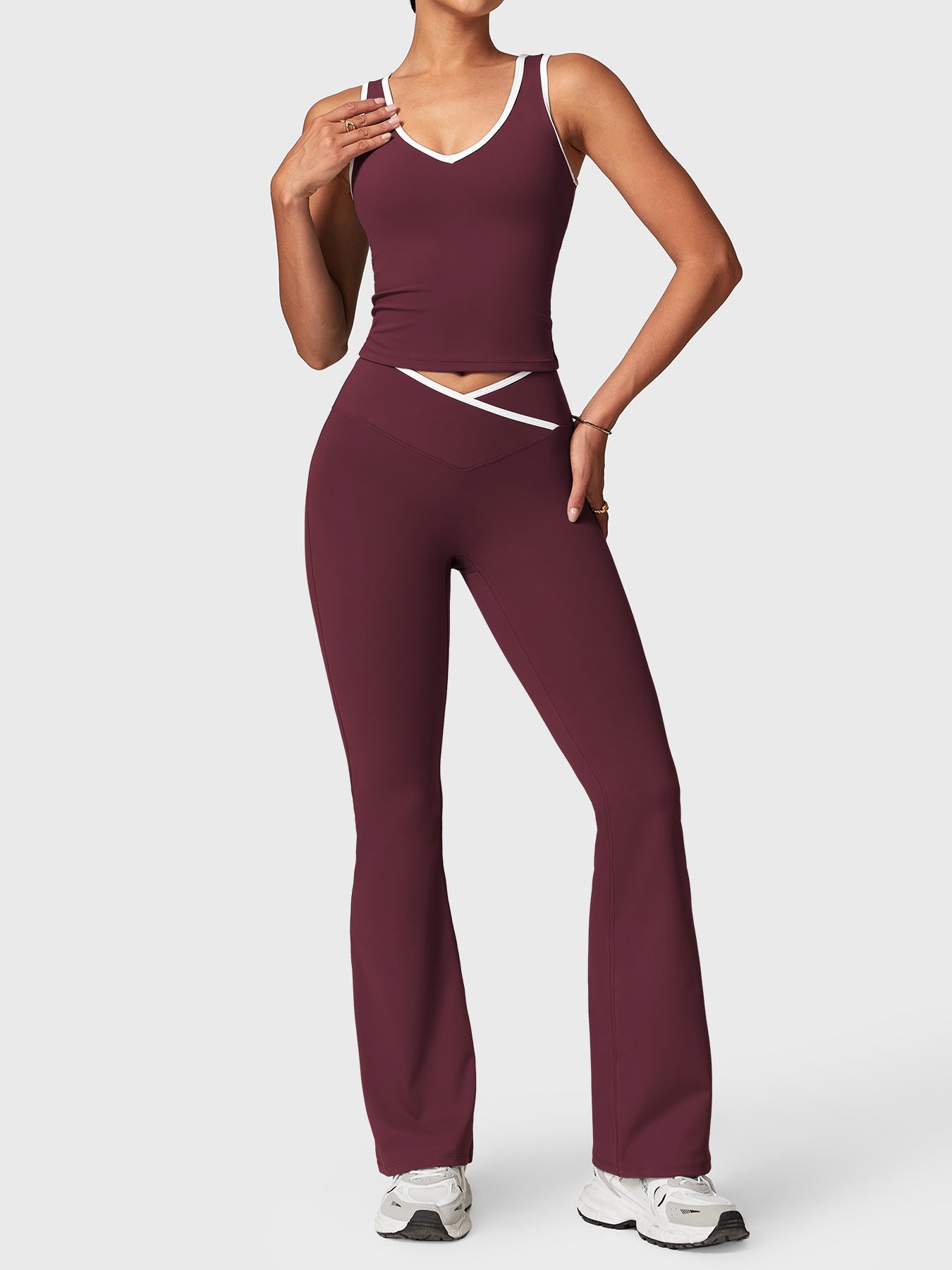 Alberta Contrast Trim Sports Set