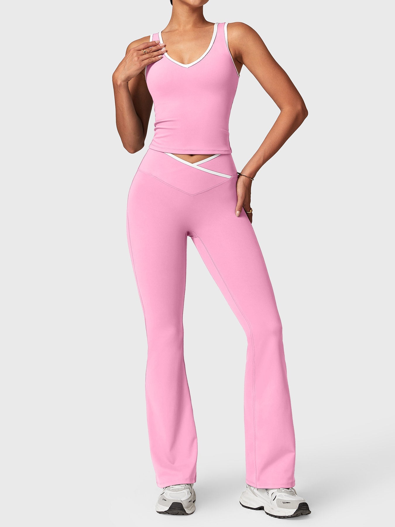 Alberta Contrast Trim Sports Set